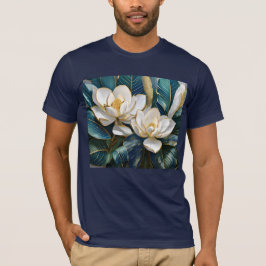 Camiseta Arte de Magnolia del Sur