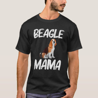 Camiseta Arte de mamá Beagle para mujeres mamá madre perro 