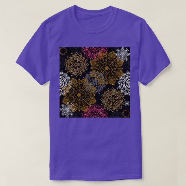 Camiseta Arte de Mandala (Diseño del anverso)