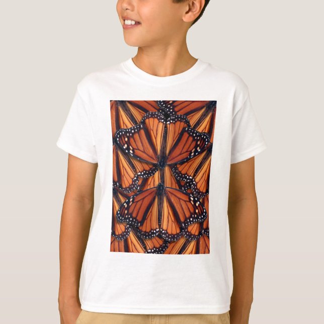 Camiseta arte de mariposa monarca (Anverso)