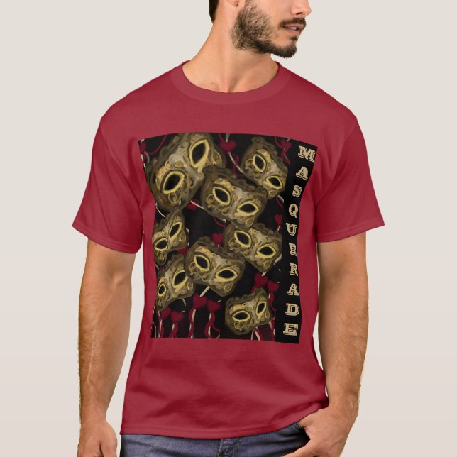 CAMISETA ARTE DE MÁSCARAS (Anverso)