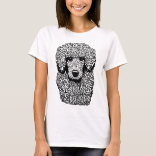 Camiseta Arte de Mascotas de Animales de Cabeza de Perro de