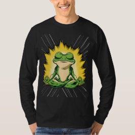 Camiseta Arte de Meditación de la Rana Zen Super Saiyan Glo