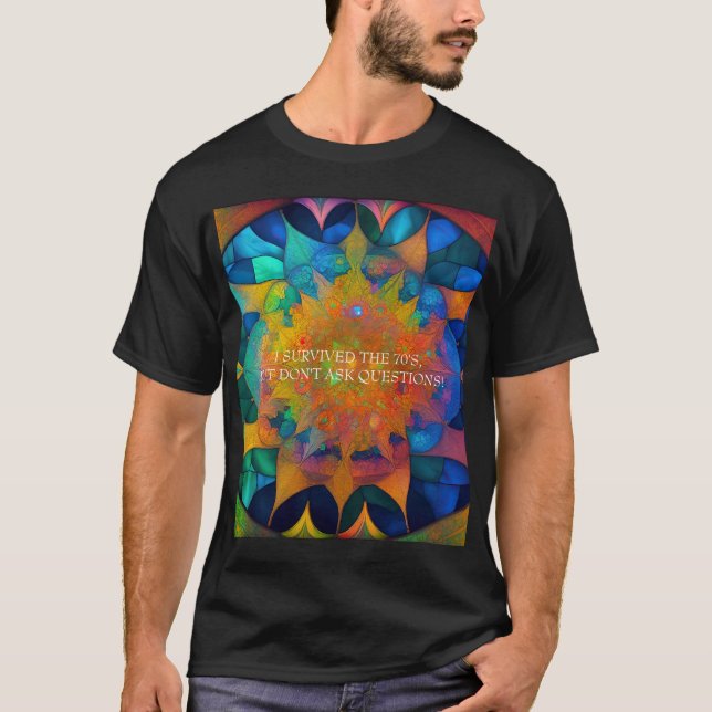 CAMISETA ARTE DE MEDITACIÓN DE NUEVA EDAD HIPPIE (Anverso)