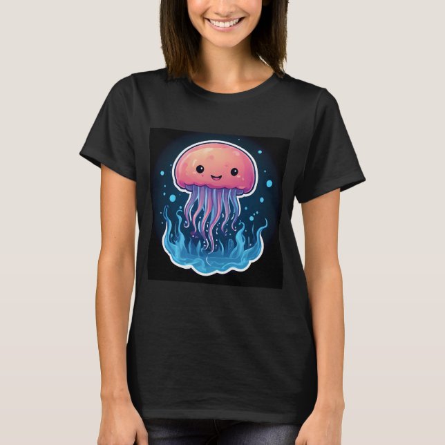 Camiseta Arte de medusas (Anverso)