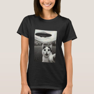 Camiseta Arte de meme de abducción alienígena divertida de