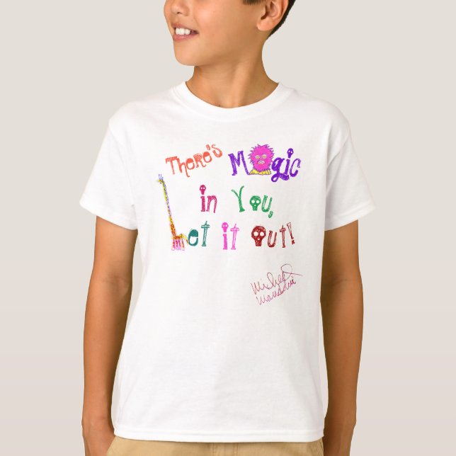 Camiseta Arte de Micheal Magic in You T shirt (Anverso)