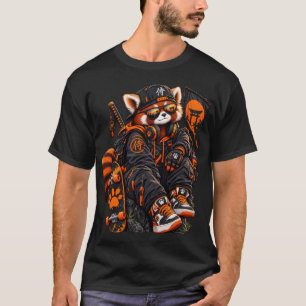 Camiseta Arte de moda urbana Cyber Ninja