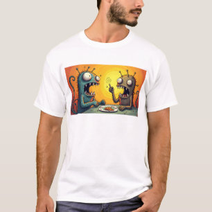 Camiseta Arte de monstruo funky de Osaka - Difunde sonrisas