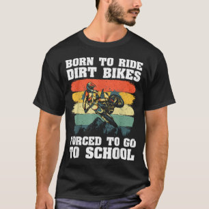 Camiseta Arte de Moto de Cross Aficionado de Dirtbike