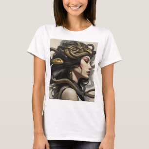 Camiseta Arte de mujer serpiente