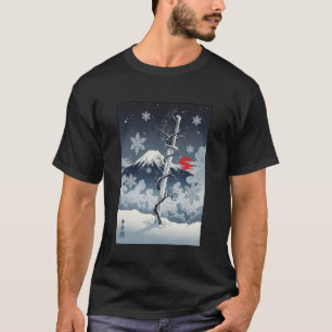 Camiseta Arte de nieve genial Anime Samurái japonés Espada 