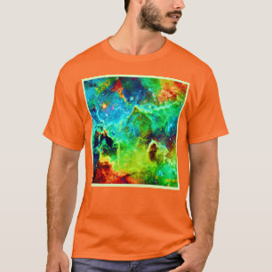 Camiseta Arte de Nube de Nebulosa Cósmica