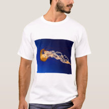 Arte de Océano de Medusas Brillantes