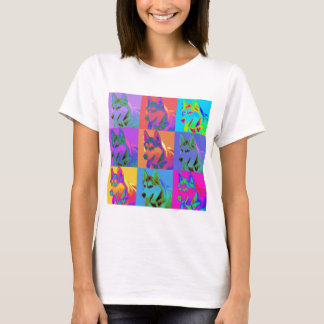 Camiseta Arte de Op. Sys. - husky siberiano