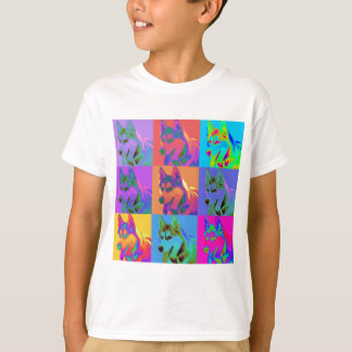Camiseta Arte de Op. Sys. - husky siberiano