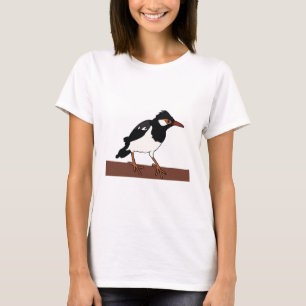 Camiseta Arte de pájaro indio de Mina