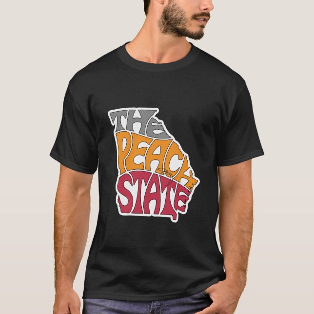 Camiseta Arte de palabra con apodo de Georgia (Anverso)