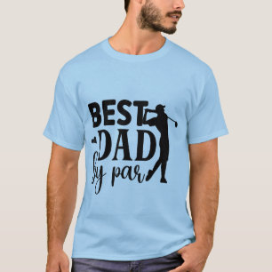 Camiseta Arte de palabra de golf Fun Dad