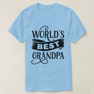 Camiseta Arte de palabra linda abuelo del mundo mejor