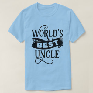 Camiseta Arte de palabra linda el mejor tío del mundo