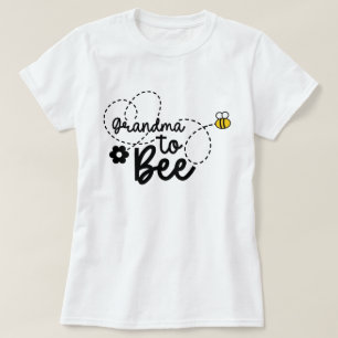 Camiseta Arte de palabras de abeja de la abuela