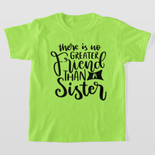 Camiseta Arte de palabras de Amigo de la Hermana Cuta