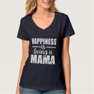 Camiseta Arte de palabras de felicidad linda Mama