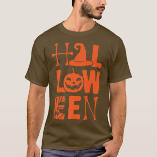 Camiseta Arte de palabras de Halloween