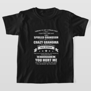 Camiseta arte de palabras de la abuela divertida