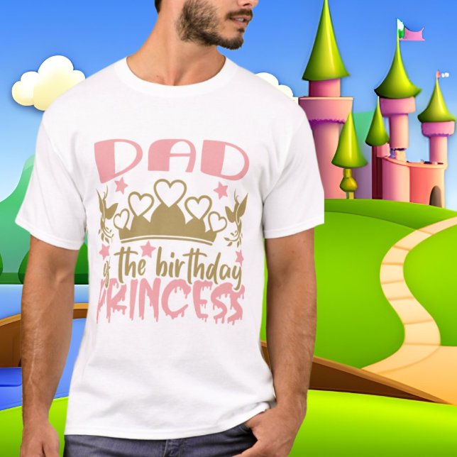 Camiseta Arte de palabras de la princesa de cumpleaños de p (Subido por el creador)