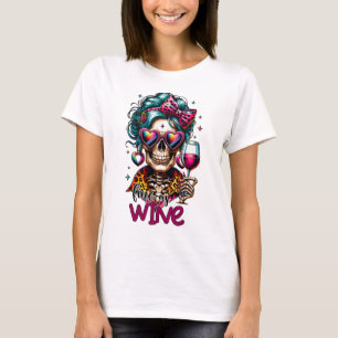 Camiseta Arte de palabras de los amantes del vino de Guay