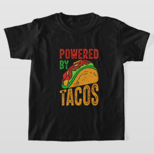 Camiseta Arte de palabras de poder de taco divertido