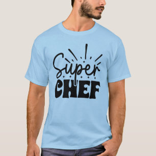 Camiseta Arte de palabras de un super chef