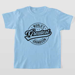 Camiseta Arte de palabras del nieto más genial del mundo ge