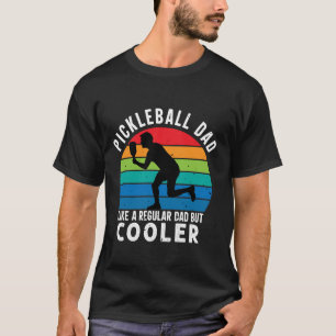 Camiseta Arte de palabras divertidas de pickleball para Pap