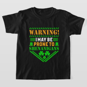 Camiseta Arte de palabras divertidas del día de San Patrici
