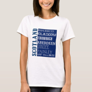 Camiseta Arte De Palabras En El Metro De Escocia