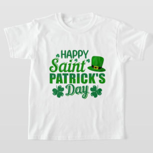 Camiseta Arte de palabras genial feliz día de San Patricio 
