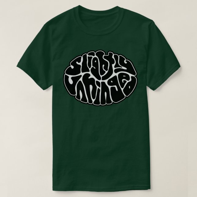 Camiseta Arte de palabras levemente desquiciado (Diseño del anverso)