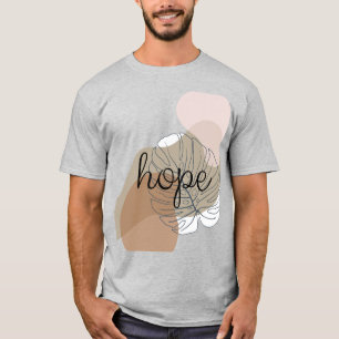 Camiseta arte de pared de color de la esperanza