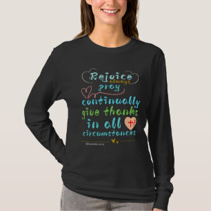 Camiseta Arte de Pared de Escrituras Cristianas Alégrense S