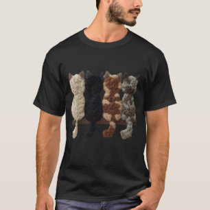 Camiseta Arte de Pared de Gatos Esponjosos Adorables – Ilus