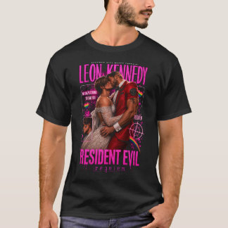 Camiseta Arte de pareja de héroe oscuro residente 17 | Bási
