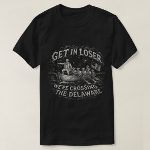 Camiseta Arte de parodia de meme de George Washington Delaw