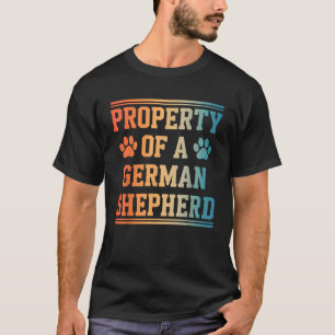 Camiseta Arte de Pastor Alemán para hombres mujeres dueños 