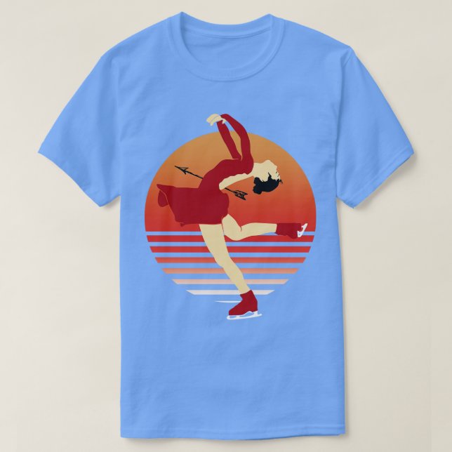 Camiseta Arte De Patinaje Artístico De Baile De Hielo (Diseño del anverso)