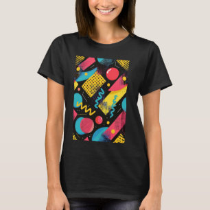 Camiseta Arte de patrón de sintonización de estilo clásico 