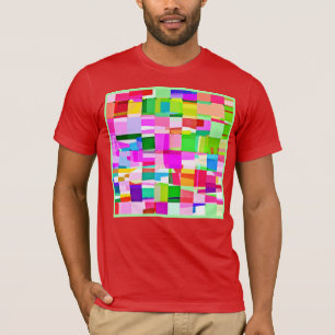 Camiseta Arte de patrones coloridos