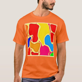 Camiseta Arte de patrones de celdas vibrantes